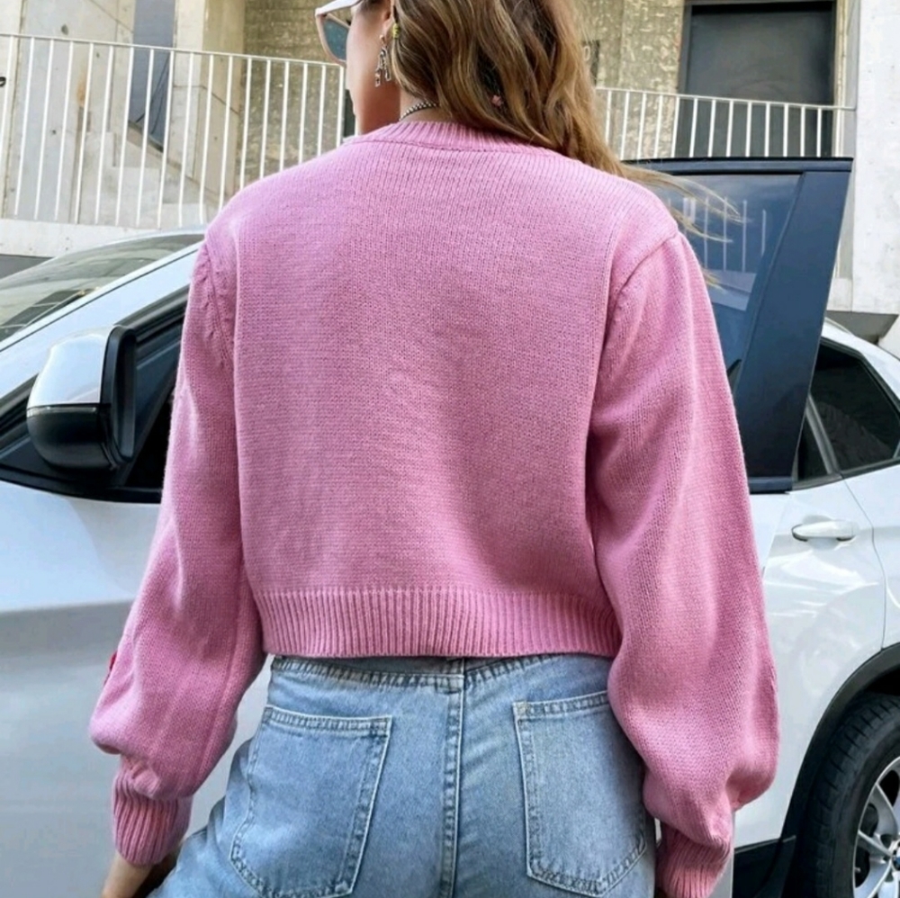 Strawberry pattern sweater - Picture 2 of 8